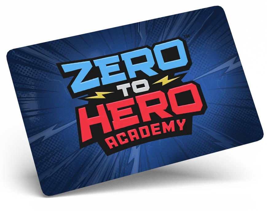 Zero to Hero Academy Hero Pass card